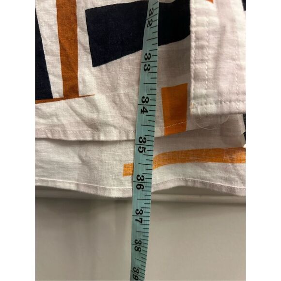 Sean John men's Linen / cotton shirt sz 3XLT abstract colorful - Picture 10 of 10